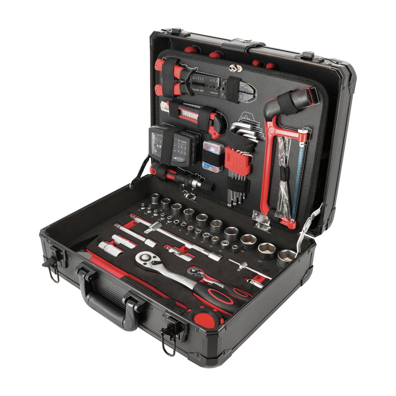 Mallette d’outillage auto 158 outils