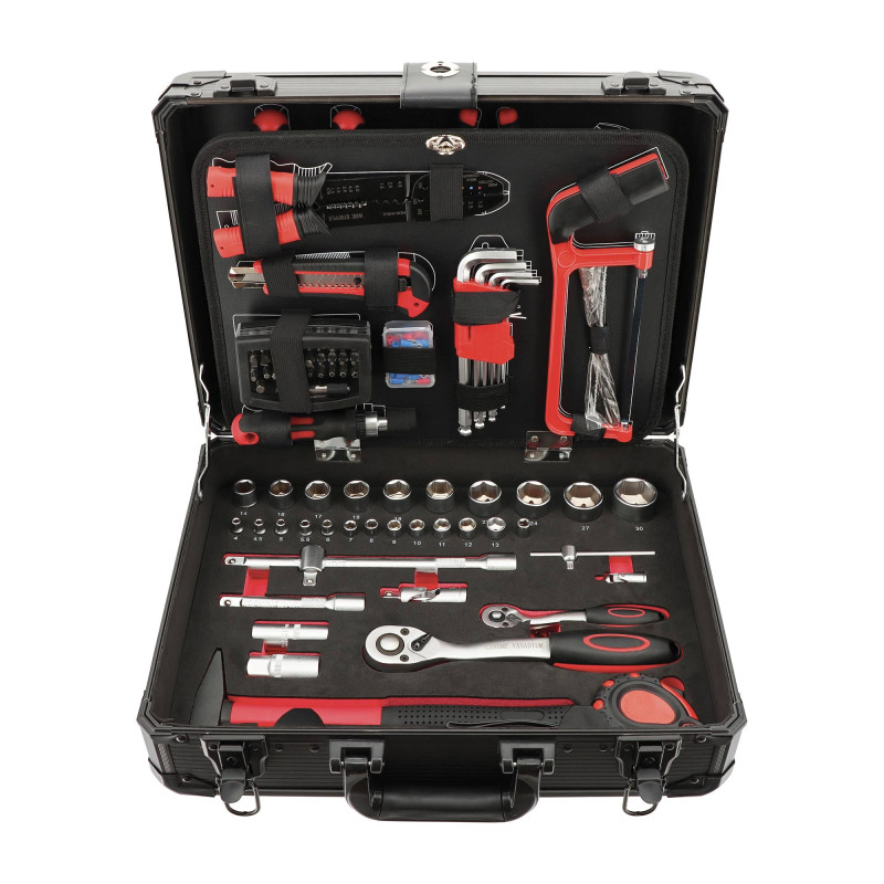 Mallette d’outillage auto 158 outils