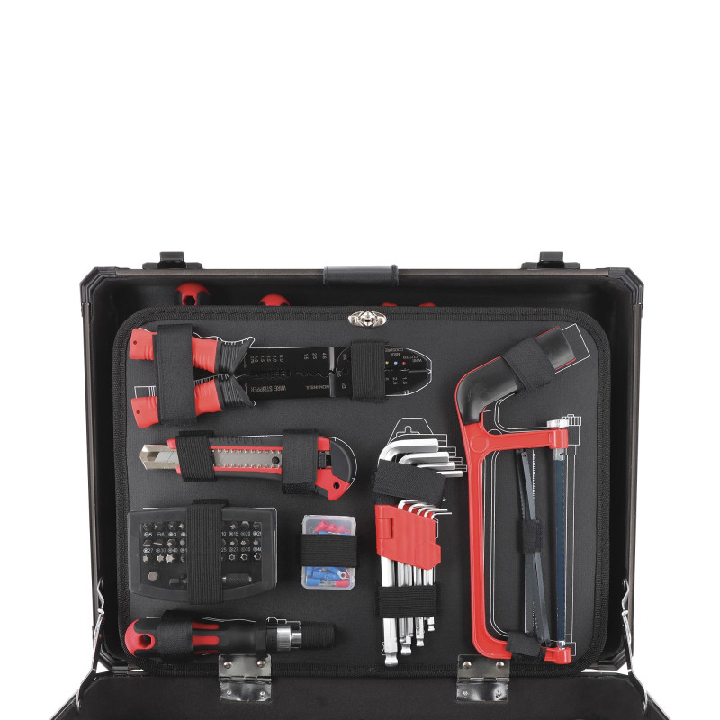 Mallette d’outillage auto 158 outils