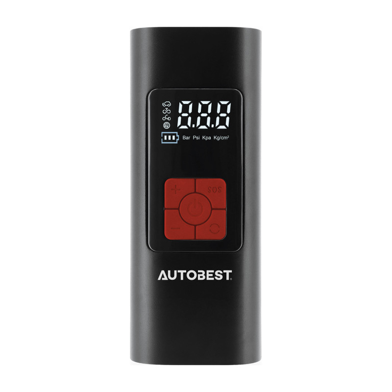 Compresseur d'air rechargeable - 4 modes de gonflage - 4 embouts - 1 flexible