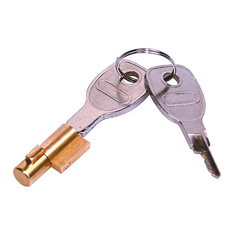Barrillet serrure antivol pour tete d attelage