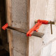 Lot de 2 serres joints à pompe 30 cm - Acier laminé - Longueur de serrage 30 cm - Frein anti glissement