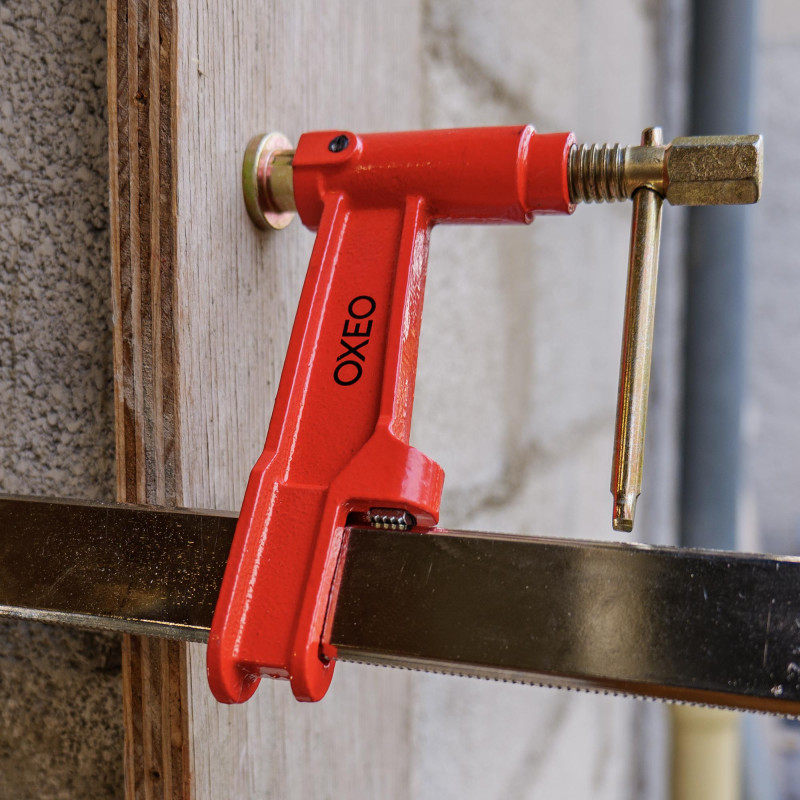 Lot de 2 serres joints à pompe 60 cm - Acier laminé - Longueur de serrage 60 cm - Frein anti glissement