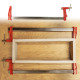 Lot de 2 serres joints à pompe 60 cm - Acier laminé - Longueur de serrage 60 cm - Frein anti glissement