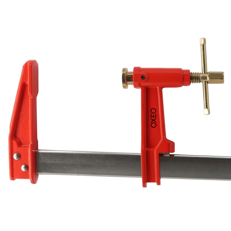 Lot de 2 serres joints à pompe 60 cm - Acier laminé - Longueur de serrage 60 cm - Frein anti glissement