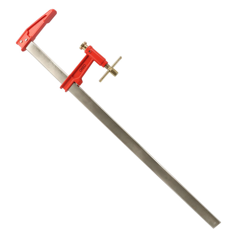 Lot de 2 serres joints à pompe 80 cm - Acier laminé - Longueur de serrage 80 cm - Frein anti glissement