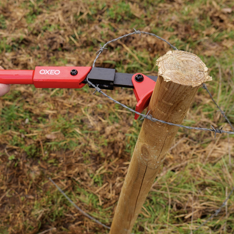 Outils tendeurs pour clôtures et barbelés - Tendeur de clôture 78cm - Pince pour clôture 25cm