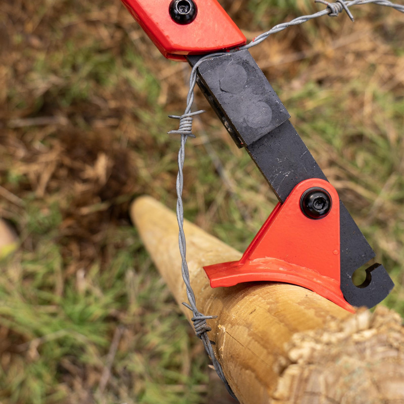 Outils tendeurs pour clôtures et barbelés - Tendeur de clôture 78cm - Pince pour clôture 25cm