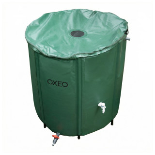 Réservoir récupérateur eaux de pluie 800 Litres cuve souple PVC armé - Pliable - Avec Robinet et Soupape de Décharge - Filtre