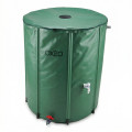 Réservoir récupérateur eaux de pluie 300 Litres cuve souple PVC armé - Pliable - Avec Robinet et Soupape de Décharge - Filtre