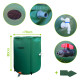 Réservoir récupérateur eaux de pluie 300 Litres cuve souple PVC armé - Pliable - Avec Robinet et Soupape de Décharge - Filtre