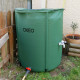 Réservoir récupérateur eaux de pluie 300 Litres cuve souple PVC armé - Pliable - Avec Robinet et Soupape de Décharge - Filtre