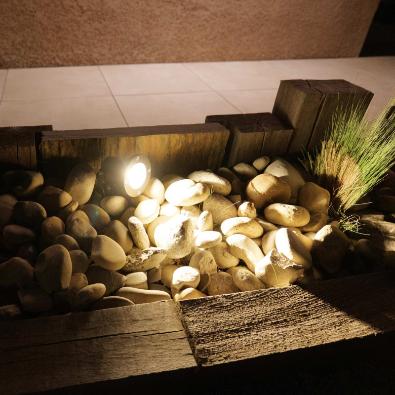 Spot extérieur avec piquet X6 - Pour Ampoule LED GU10 - Câble 1m50 - Éclairage de Jardin à piquer - Orientable - Étanche IP65