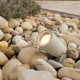Spots extérieurs design avec piquet X4 - Gris - Pour Ampoule LED GU10 - Étanche IP65 - Orientables - Fixations discrètes