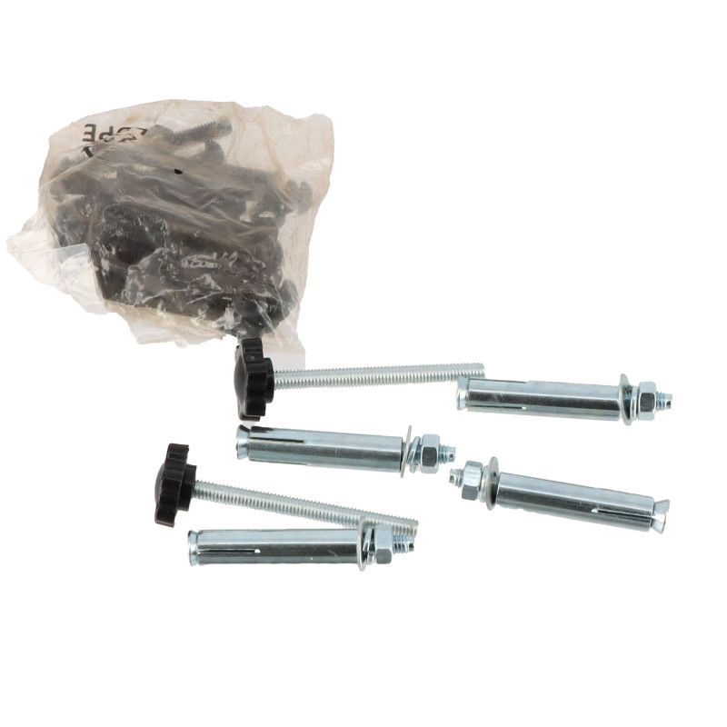 Kit visserie complet - pour Établi d'atelier pliable mural - pièce de rechange pour ref OXEO 760453