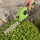 Cisaille à gazon - sculpte buisson taille-herbe sans fil avec Batterie 2000mAh - Câble Charge USB C - 2 lames - Poignée rotative