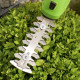 Cisaille à gazon - sculpte buisson taille-herbe sans fil avec Batterie 2000mAh - Câble Charge USB C - 2 lames - Poignée rotative
