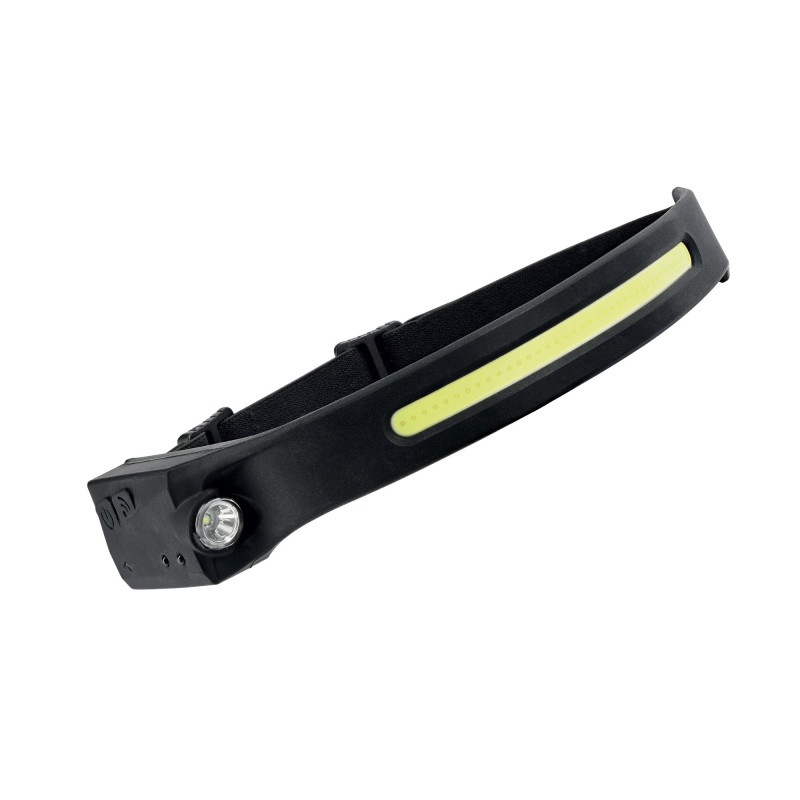 Lampe frontale LED rechargeable éclairage 230 degrés 350 lumens