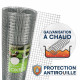 Grillage à poule 30m Haut 1m - Acier galvanisé à chaud – Maille 16x16mm - Filet de clôture pour poulailler - Epaisseur fil 0,8mm