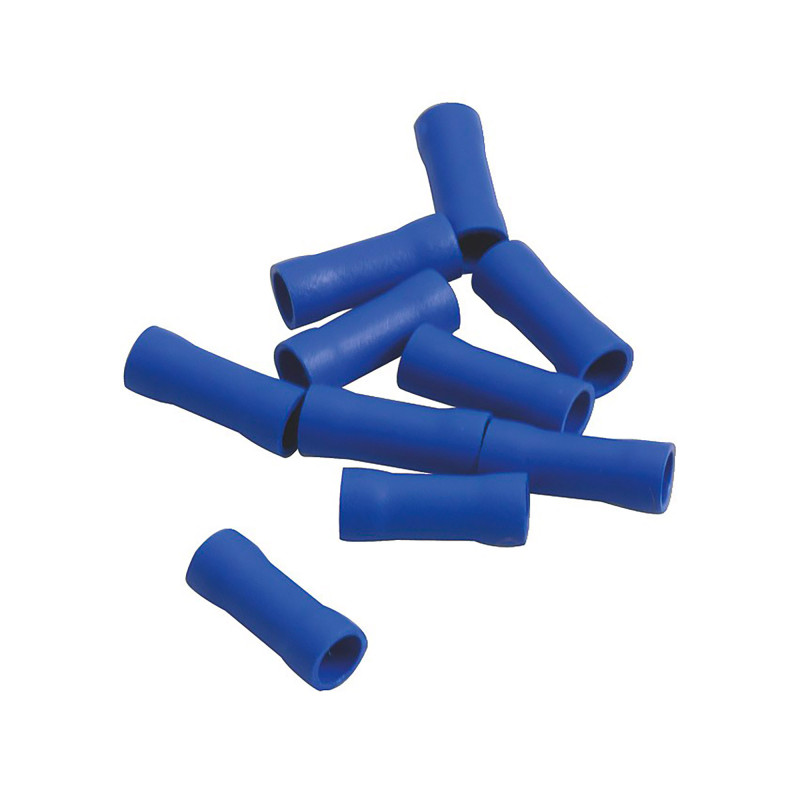 Manchons raccordement isolés bleus X 10 - AUTOBEST