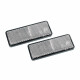 Catadioptres blancs dimensions 57x40 mm X 2