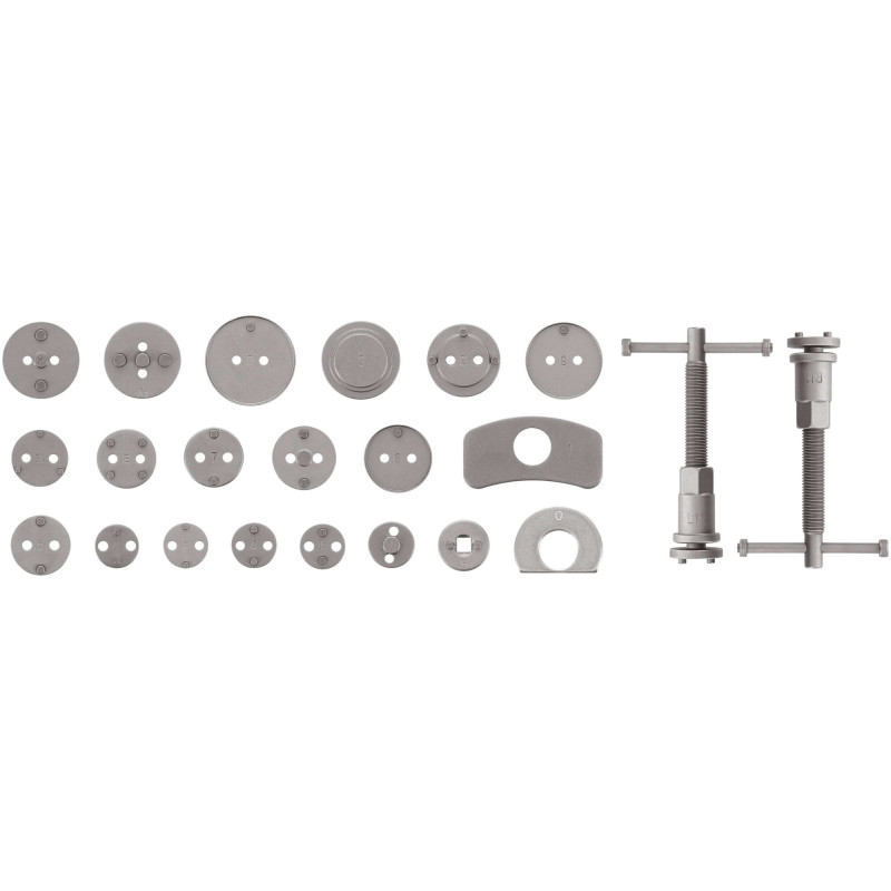 Coffret repousse piston de frein avant / arrière 22 pièces