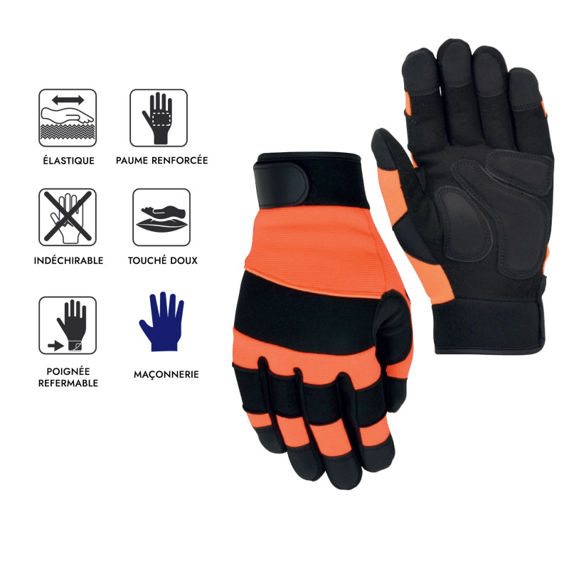 Gants de manutention anti-vibrations