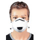 Masque antipoussieres ffp3 avec coque et valve