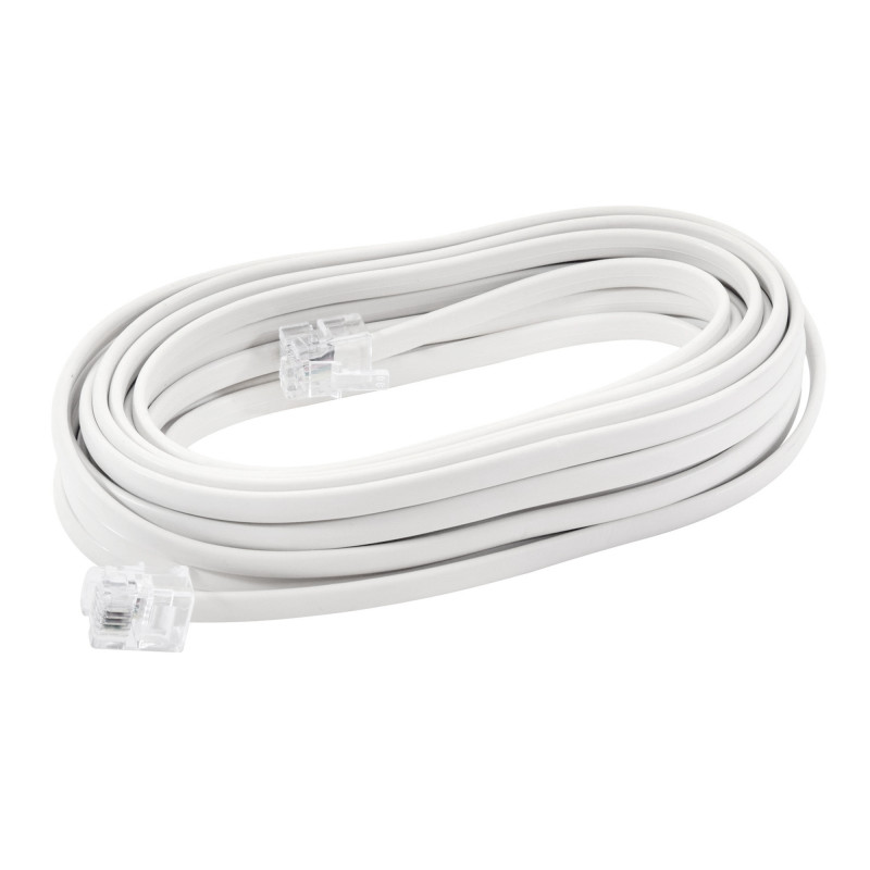 Cordon téléphone Rj11/Rj45 longueur 5M