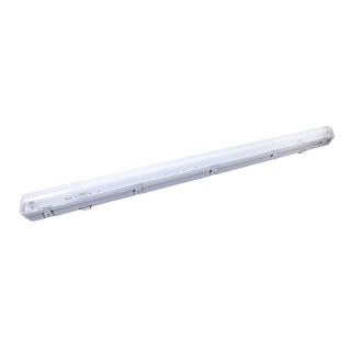 Réglette étanche Pc+Abs Ip65 9W 60 cm avec tube led plastique Pf 0,9