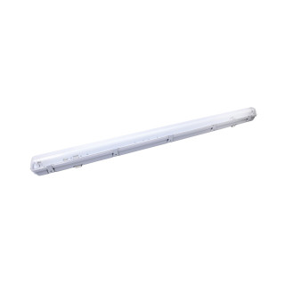 Réglette étanche Pc+Abs Ip65 24W 150 cm avec tube led plastique Pf 0,9