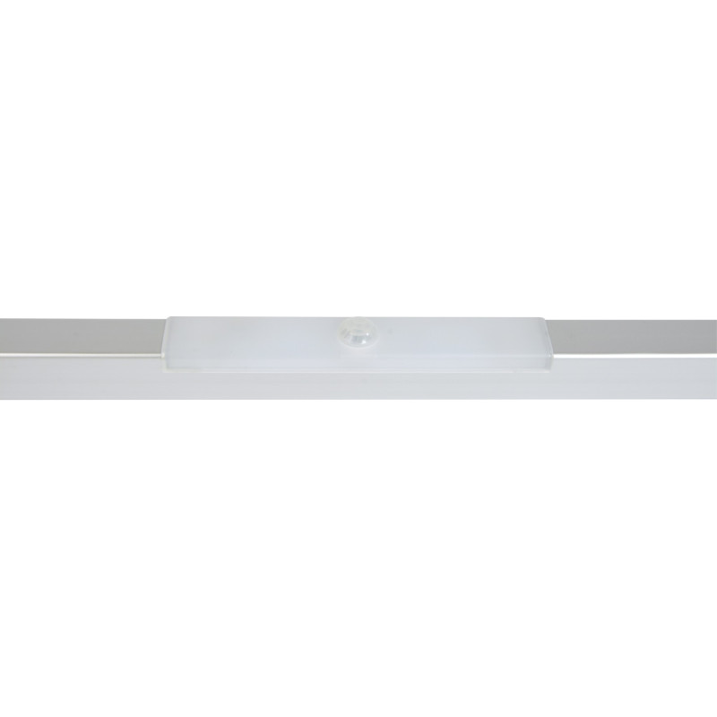 Réglette aluminium leds à piles avec détecteur