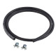 Tuyau pour carburant 4/9.5mm - Colliers - Longueur 1 mètre