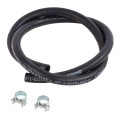 Tuyau pour carburant 7.5/14.5 mm - Colliers - Longueur 1 mètre