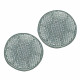 Catadioptres blancs diamètre 70 mm X 2