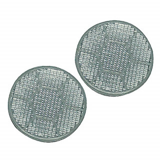 Catadioptres blancs diamètre 70 mm X 2