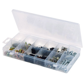 Coffret clips écrous et vis tôles 170 pièces