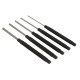 Lot de 5 chasse-goupilles 180mm de 2 à 6mm