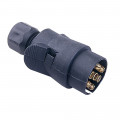 Prise remorque plastique male 7 broches