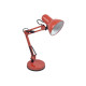 Lampe de bureau articulée rouge - métal