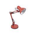 Lampe de bureau articulée rouge - métal
