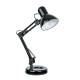 Lampe de bureau articulée noire - métal