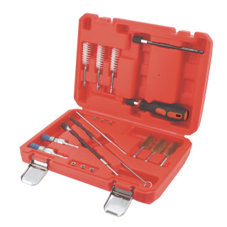 Coffret de nettoyage d'injecteur - siège et compartiment  - 19 pièces