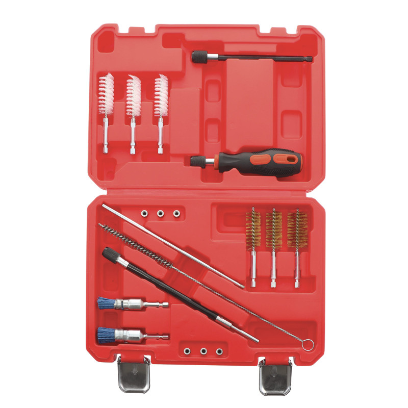 Coffret de nettoyage d'injecteur - siège et compartiment  - 19 pièces