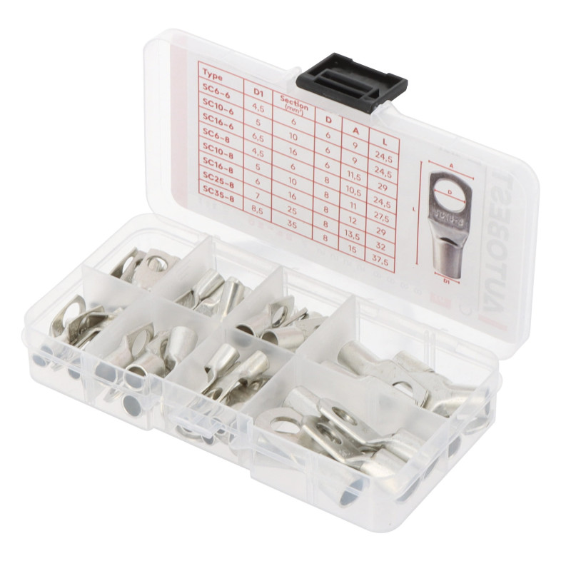Coffret de  52 Cosses à oeillet