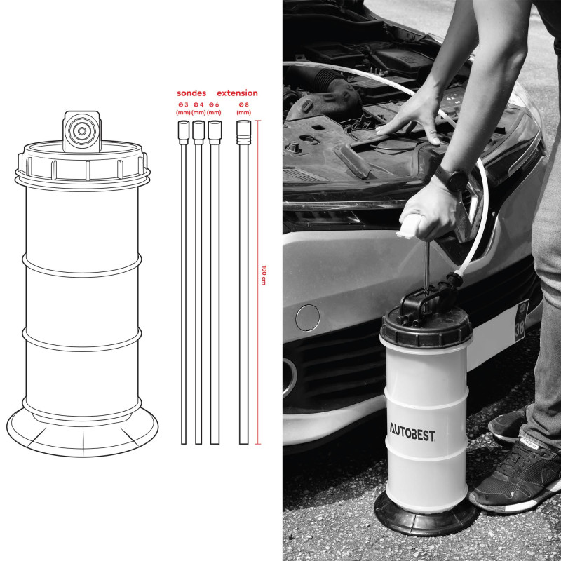 Pompe de vidange manuelle 6 litres
