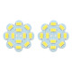 Lot de 2 ampoules G4 SMD 12/24V diamètre 30mm connexion arrière
