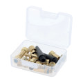 Jeu 16 embouts de gonflage laiton et plastique