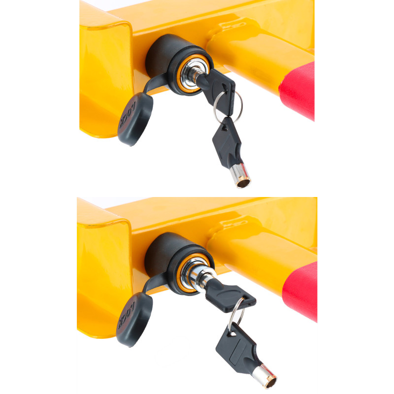 Sabot bloque roue antivol - pince roue anti -vol roue universel