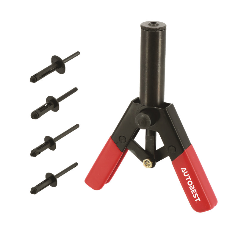 Coffret de rivets plastique + pince